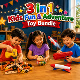 3-in-1 Kids Fun & Adventure Toy Bundle (M3069-78/FM-24/A1260)