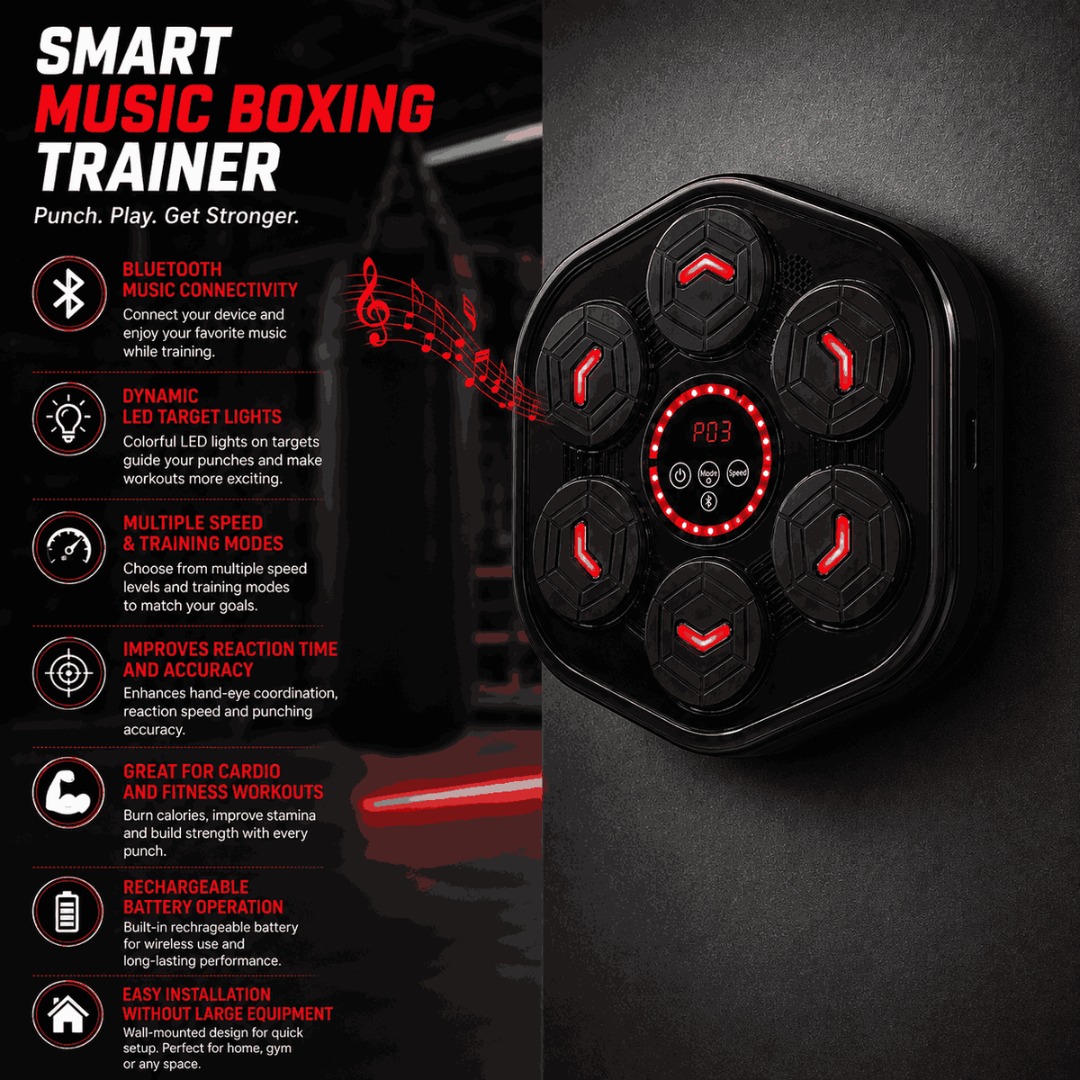Adult Music Boxing Machine (TX-MT08)