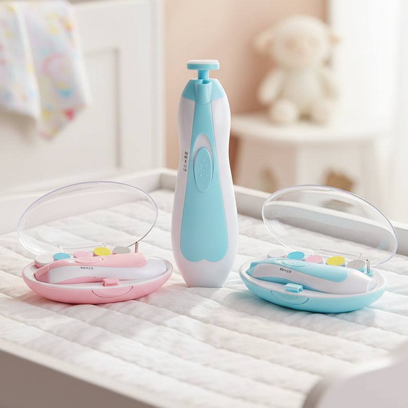 6 in 1 Electric Baby Nail Trimmer Kit (Random Color | A1124)