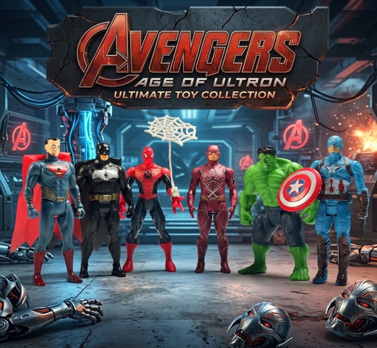 Avengers Age of Ultron 6 Pcs Superhero Action Figure Set for Kids