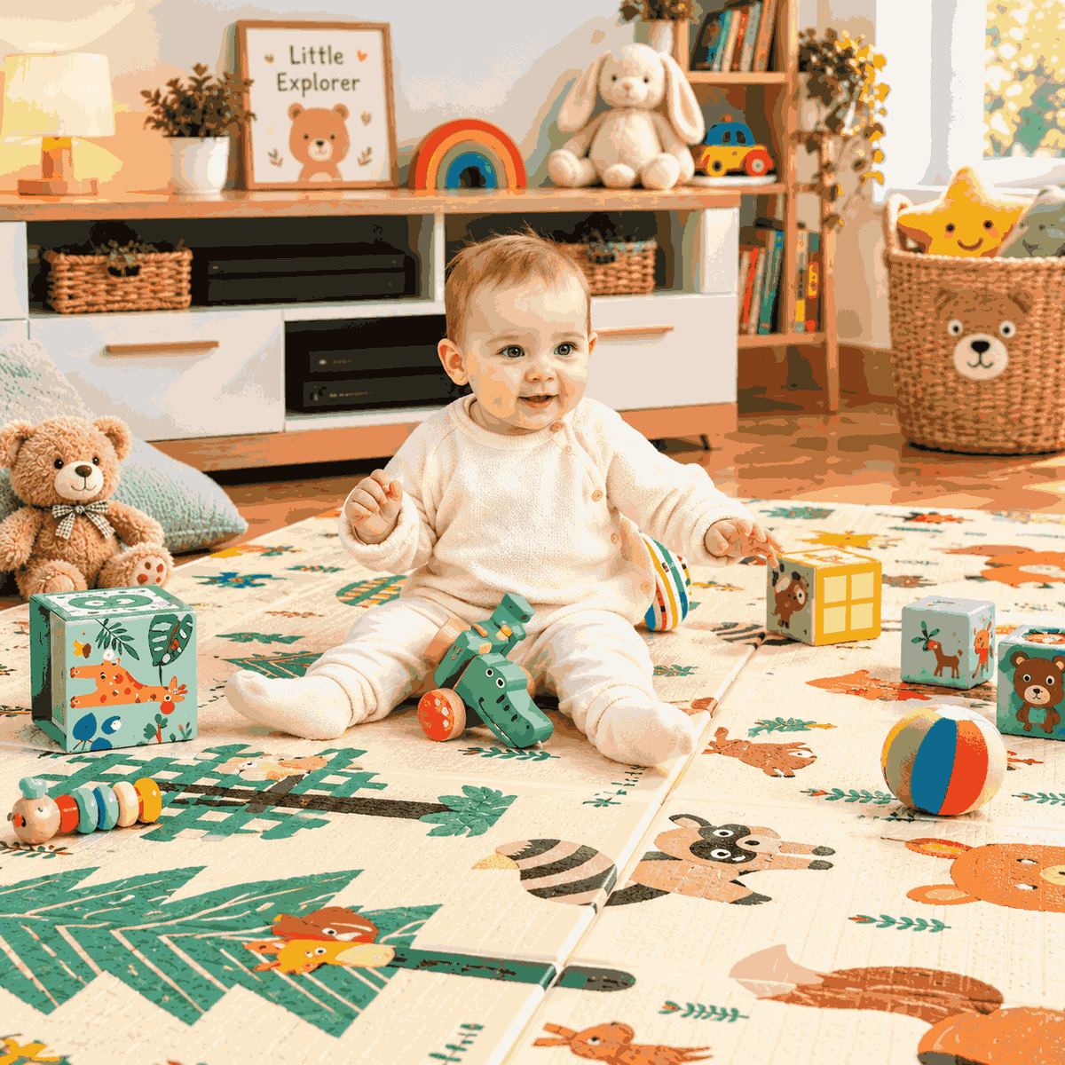 Large Reversible Baby Crawling Foam Play Mat (150)