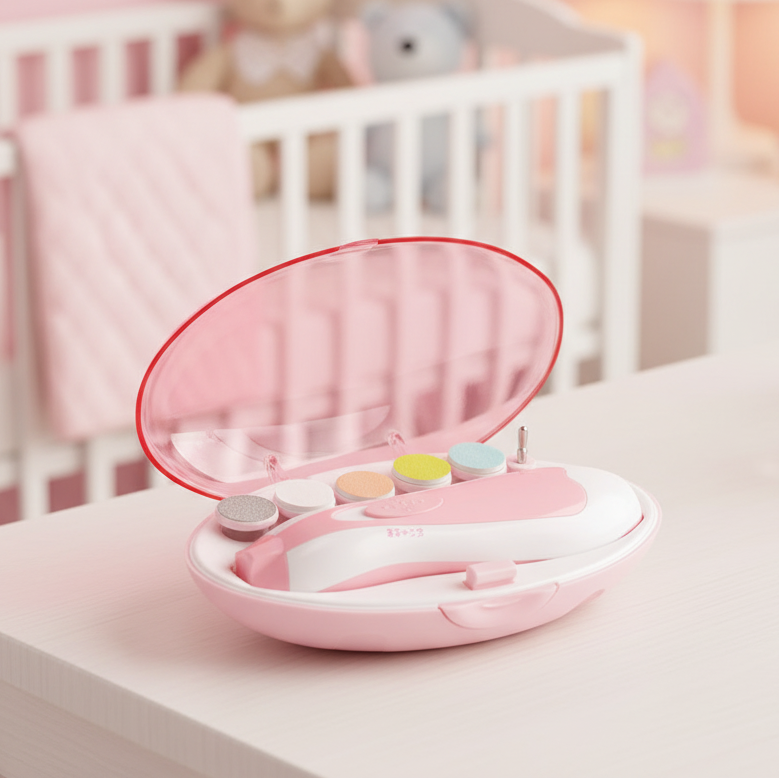 6 in 1 Electric Baby Nail Trimmer Kit (Random Color | A1124)