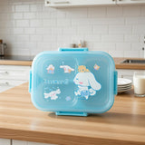 Three Compartment Stainless Steel Lunch Box (Random Color) 029-5