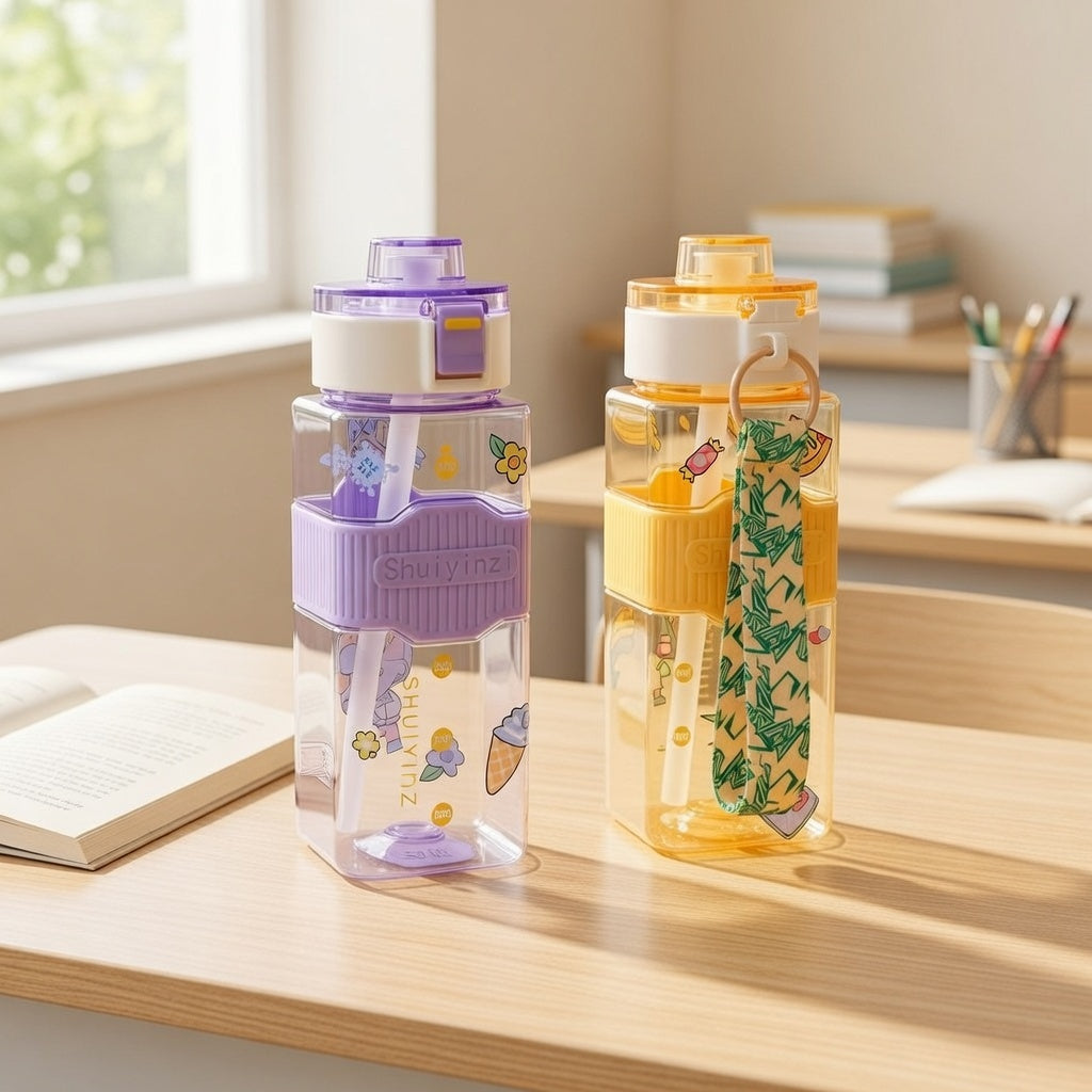Shuiyinzi Premium 550ml Water Bottle For Kids (Random Color) (029-31)