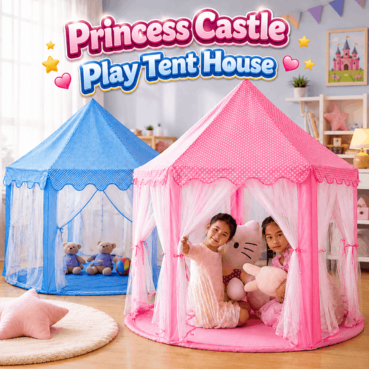 Princess Castle Play Tent House for Kids – Indoor Playhouse