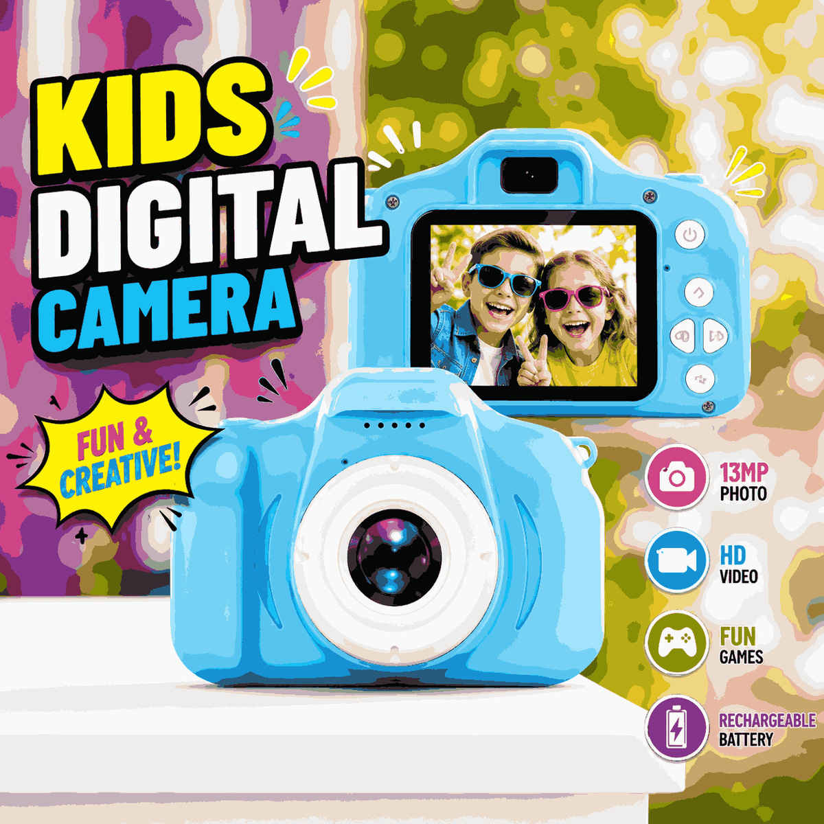 Children Mini Digital HD Camera and Recorder (X2)