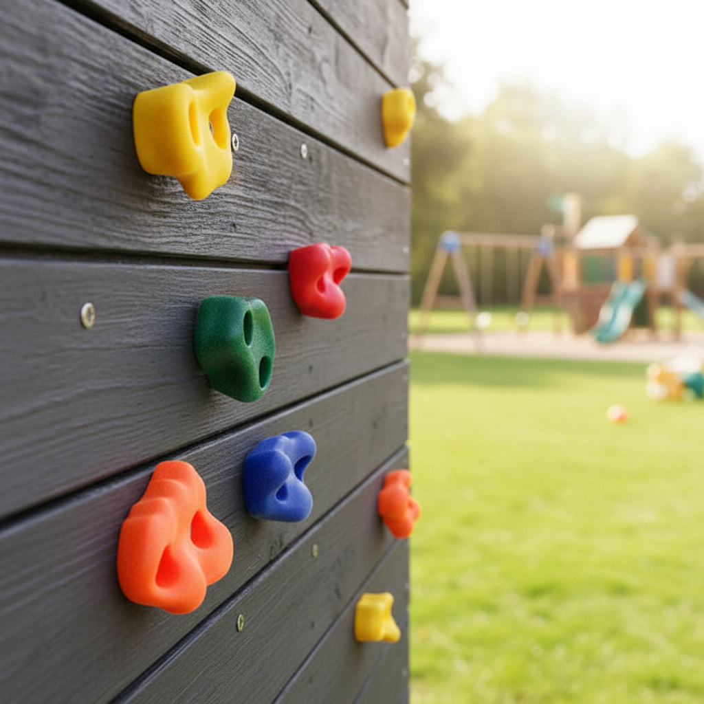 Climbing Wall Holds Set for Kids – 10PCS Rock Climbing Hand Grips (AP-2501001A)