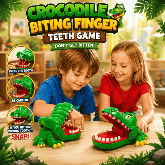 Crocodile Biting Finger Teeth Game Toy for Kids