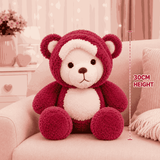 Cute Hoodie Bear Soft Plush Toy for kids (30cm | LG7)