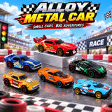 Die-Cast Metal Racing Cars Set 3 Pcs (SQ80113-N2)