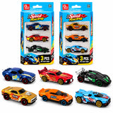 Die-Cast Metal Racing Cars Set 3 Pcs (SQ80113-N2)
