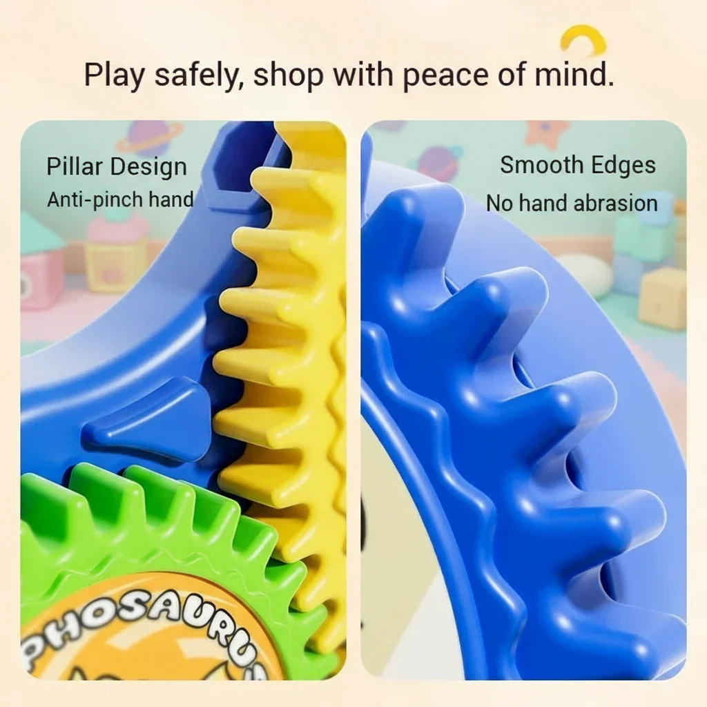 Gear Building Electric & Manual Engineering Learning Blocks for Kids (217)