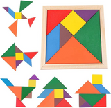 Wooden Tangram Intelligence Puzzle For Kids (2025-49)