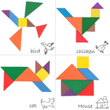Wooden Tangram Intelligence Puzzle For Kids (2025-49)