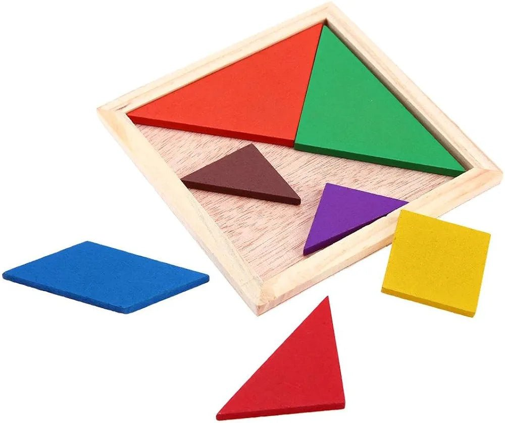 Wooden Tangram Intelligence Puzzle For Kids (2025-49)