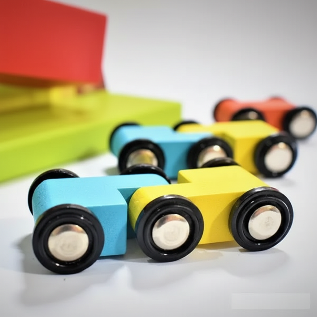 Squirrel Taxiway - Wooden Car Ramp Toy for Kids