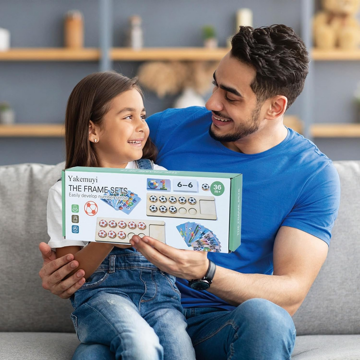 Children Wooden Puzzle Football Mathematics Teaching Game (2025-17)