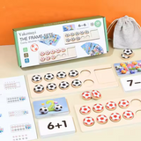Children Wooden Puzzle Football Mathematics Teaching Game (2025-17)