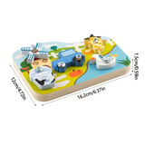 Wooden Farm-Themed Screw Board For Kids (2025-20)