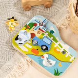 Wooden Farm-Themed Screw Board For Kids (2025-20)