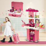 Kitchen Trolley Case Set Pretend Play for Kids (008-601A)