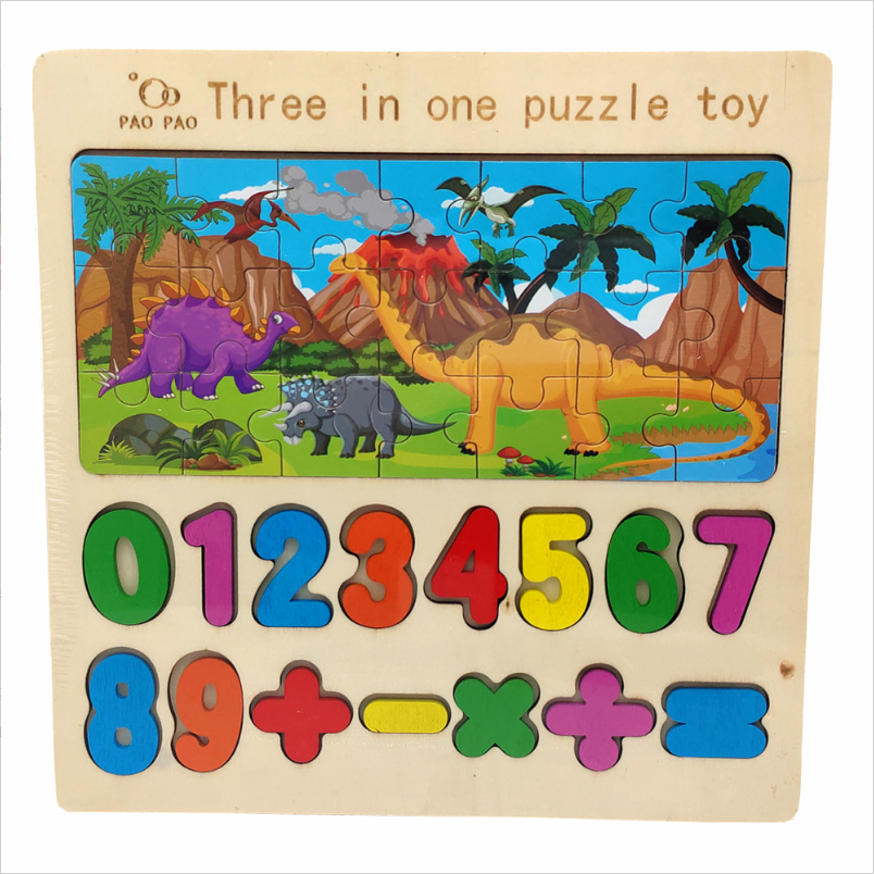 3 in 1 DIY Puzzle Board Game For Kids (2025-50)