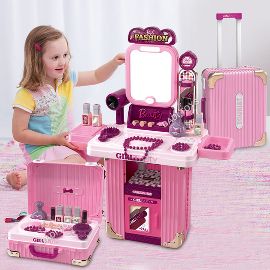 Dress-Up Pretend Play Princess Hair Salon Toy 