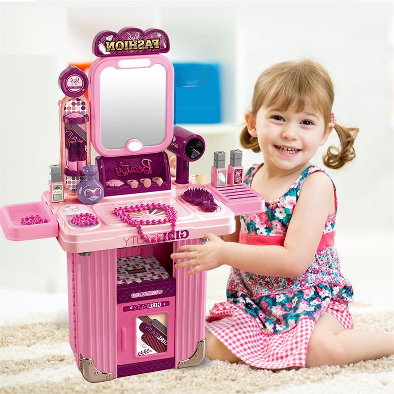 Dress-Up Pretend Play Princess Hair Salon Toy 