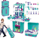 Doctor Trolley Medical Playset – Play Doctor Kit, Pretend Play Hospital Set (008-605A)