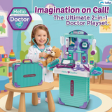 Doctor Trolley Medical Playset – Play Doctor Kit, Pretend Play Hospital Set (008-605A)