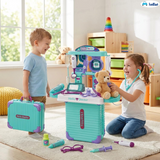Doctor Trolley Medical Playset – Play Doctor Kit, Pretend Play Hospital Set (008-605A)