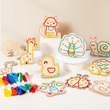 DIY Wooden Animal Cross Stitch Embroidery Kit (2025-29)