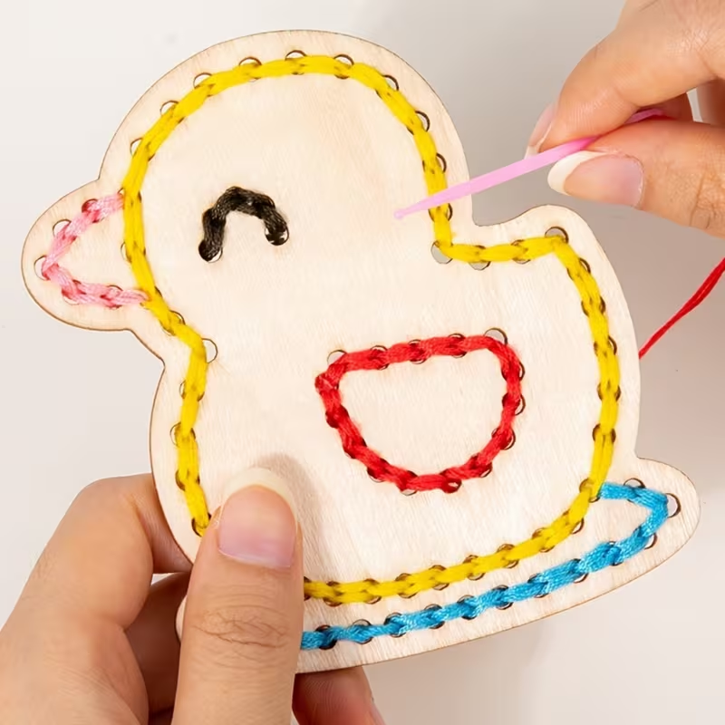 DIY Wooden Animal Cross Stitch Embroidery Kit (2025-29)