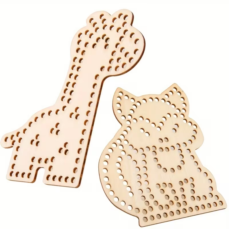 DIY Wooden Animal Cross Stitch Embroidery Kit (2025-29)