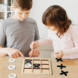 Wooden Tic-Tac-Toe Puzzle Game (2025-48)
