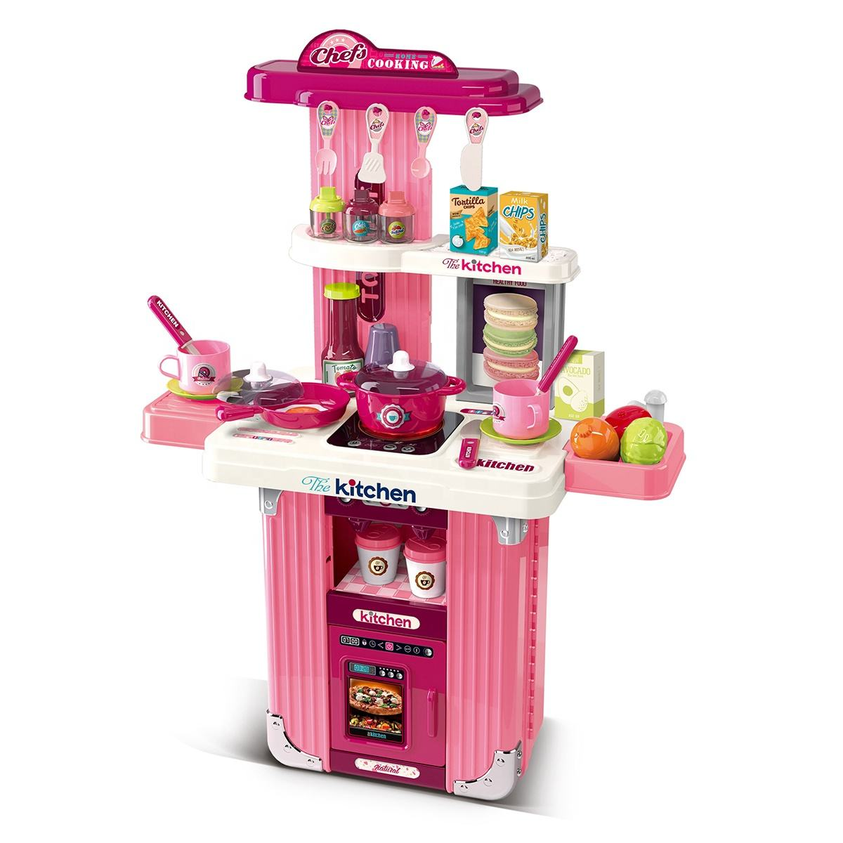 Kitchen Trolley Case Set Pretend Play for Kids (008-601A)