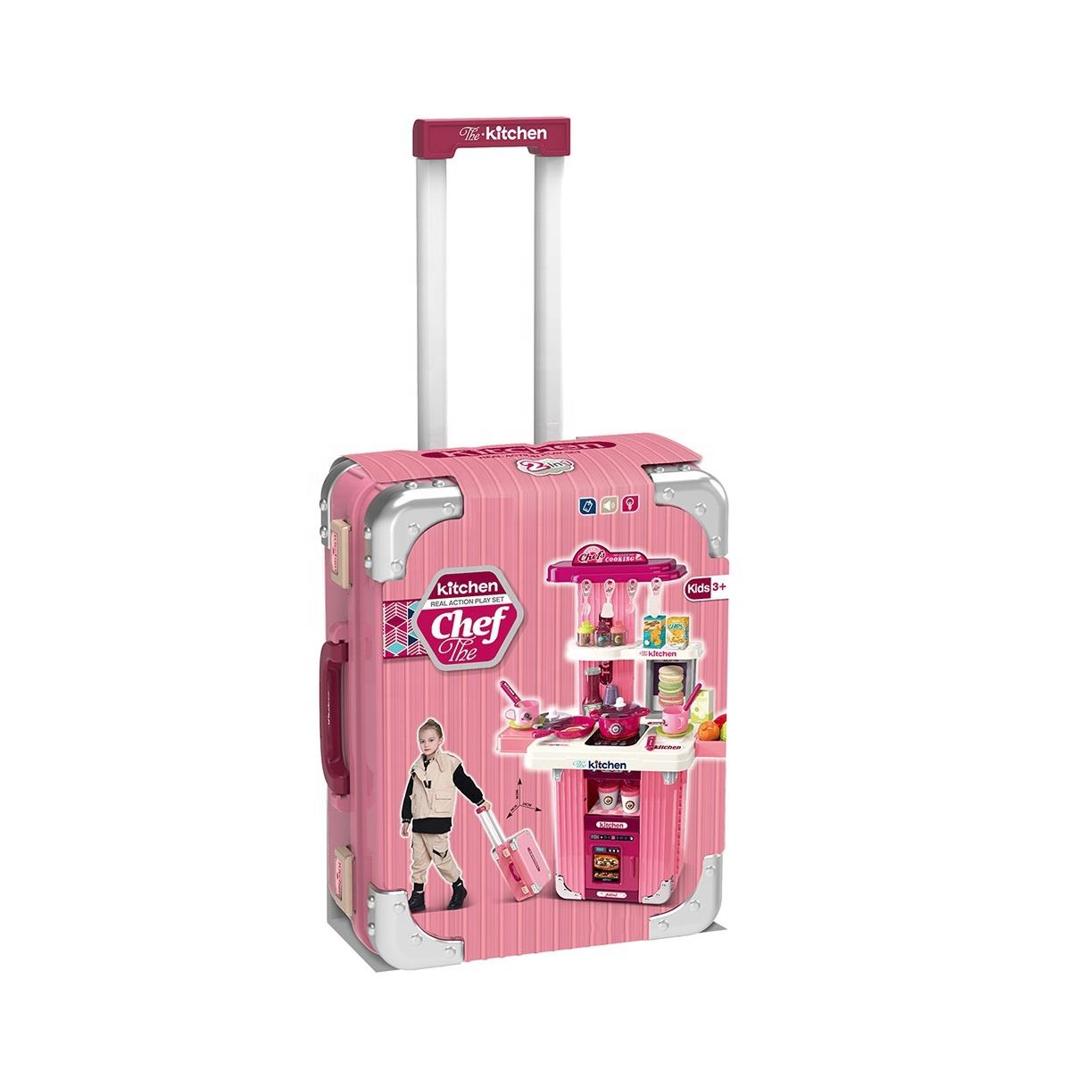 Kitchen Trolley Case Set Pretend Play for Kids (008-601A)