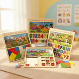 3 in 1 DIY Puzzle Board Game For Kids (2025-50)