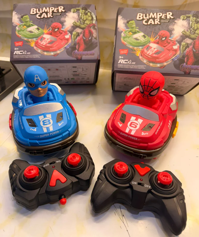 Avengers Superhero Ride-On Bumper Car for 2 Player
