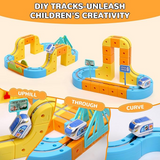 Magnetic Rail Electric Train Set for Kids - 67 Pcs (GD10)