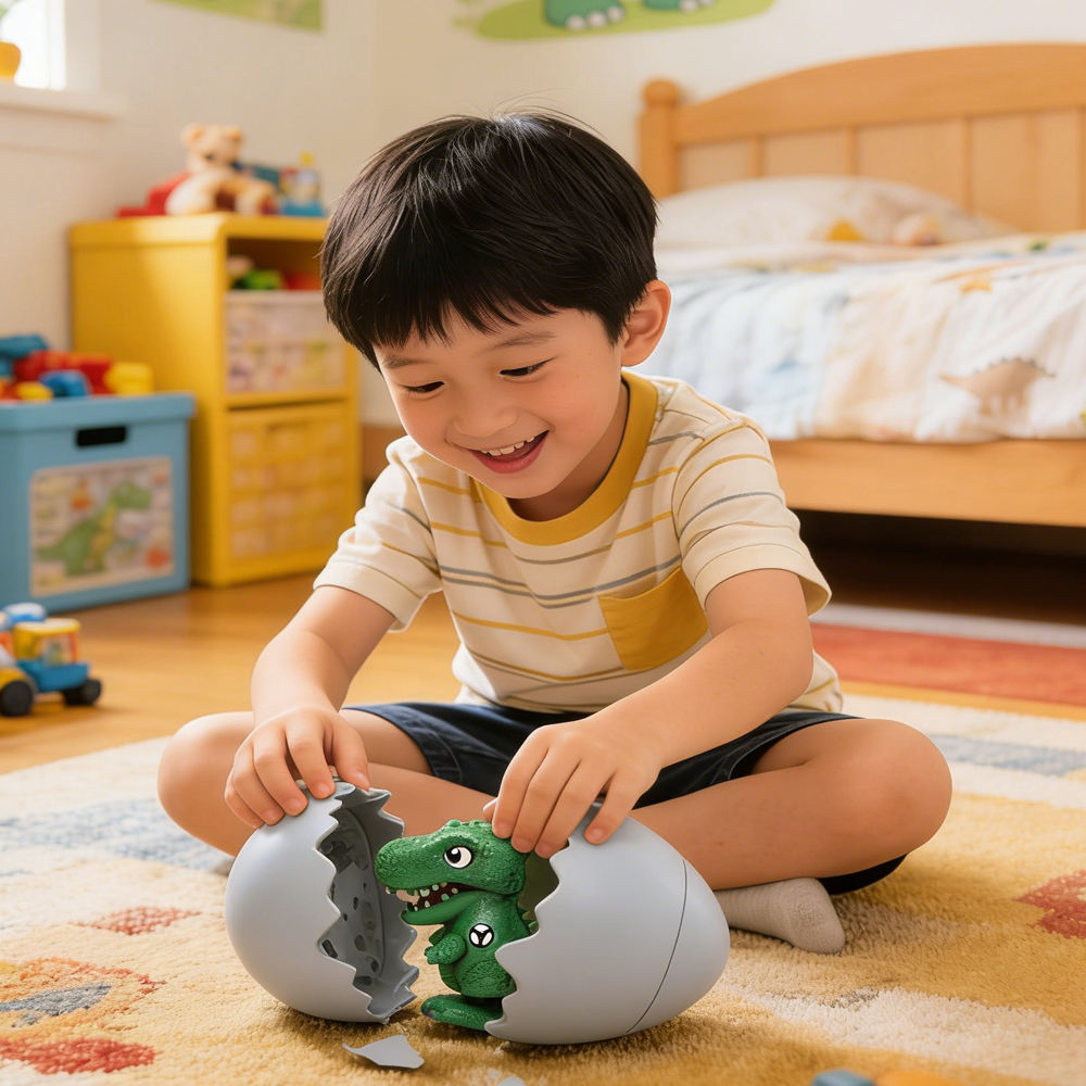 Dinosaur Egg Toy Wind-Up Dino Hatching Surprise for Kids (9988-171)