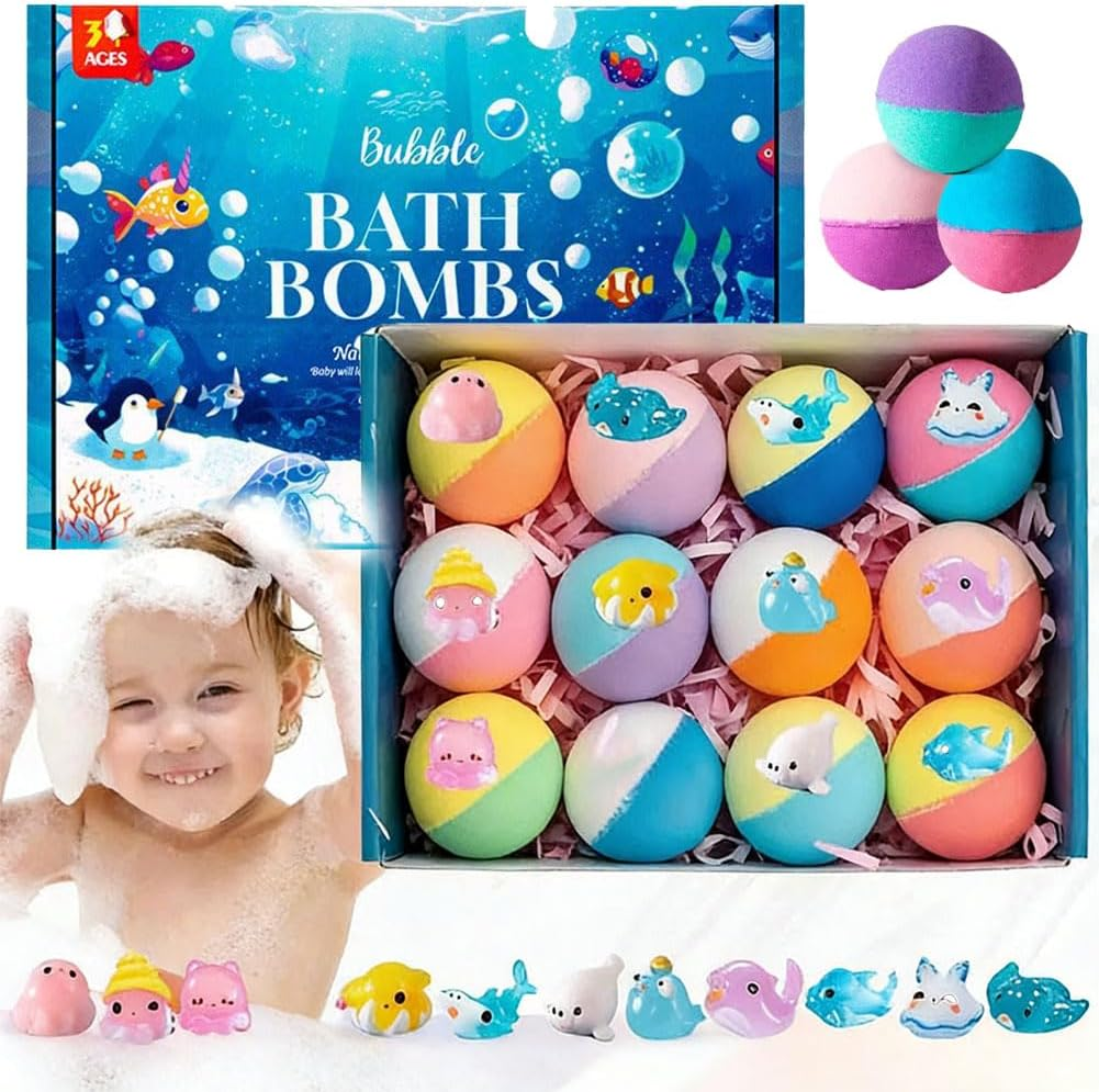 Kids Bath Bombs with Surprise Toys Inside (HY5012)