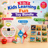 3-in-1 Kids Learning & Fun Toy Bundle (HY-111/2025-31/2018)