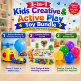 3-in-1 Kids Creative & Active Play Toy Bundle (9912A83/868-92)
