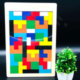 Wooden Intelligence 40 Pcs Russian Puzzle Blocks