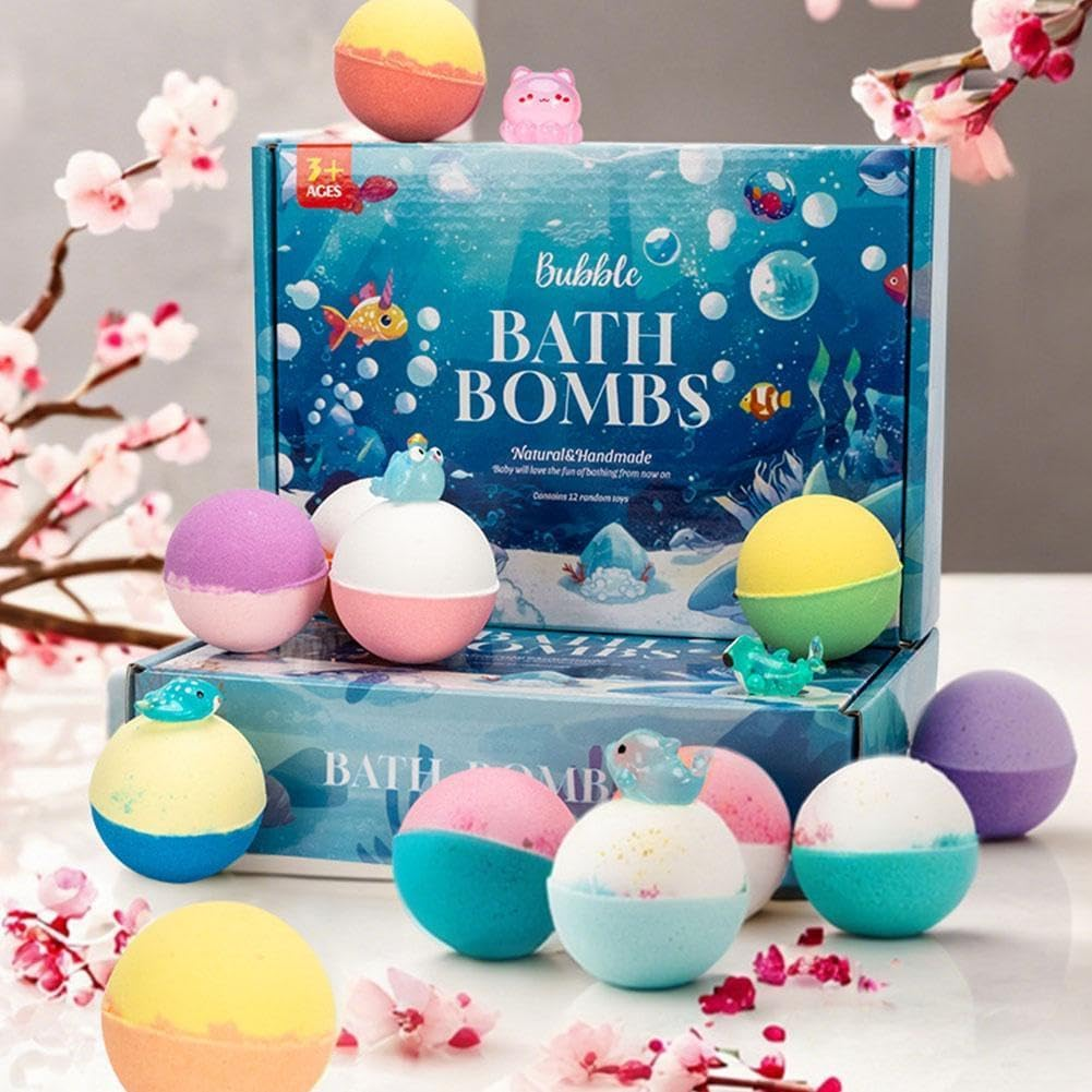 Kids Bath Bombs with Surprise Toys Inside (HY5012)