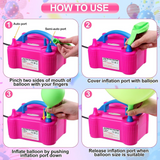 Electric Air Balloon Pump Set