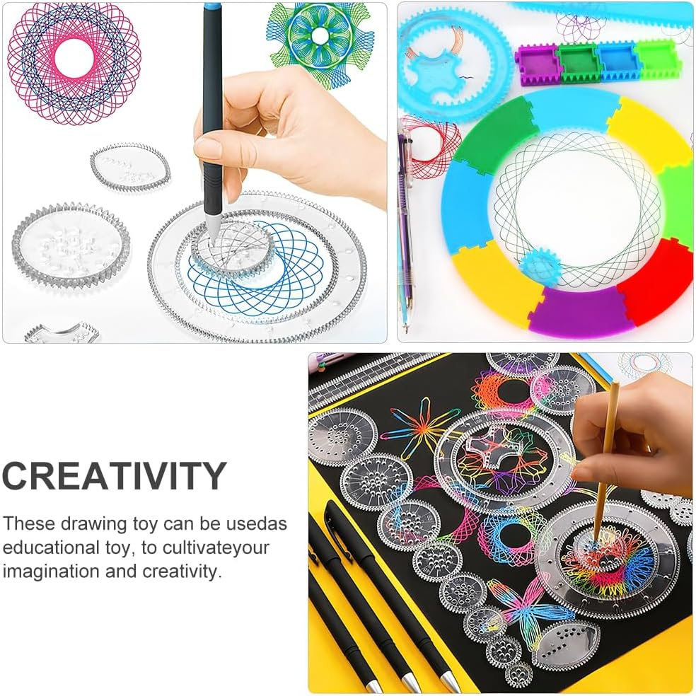 Educational Spirograph Painting Designer Set for Kids (3337A)