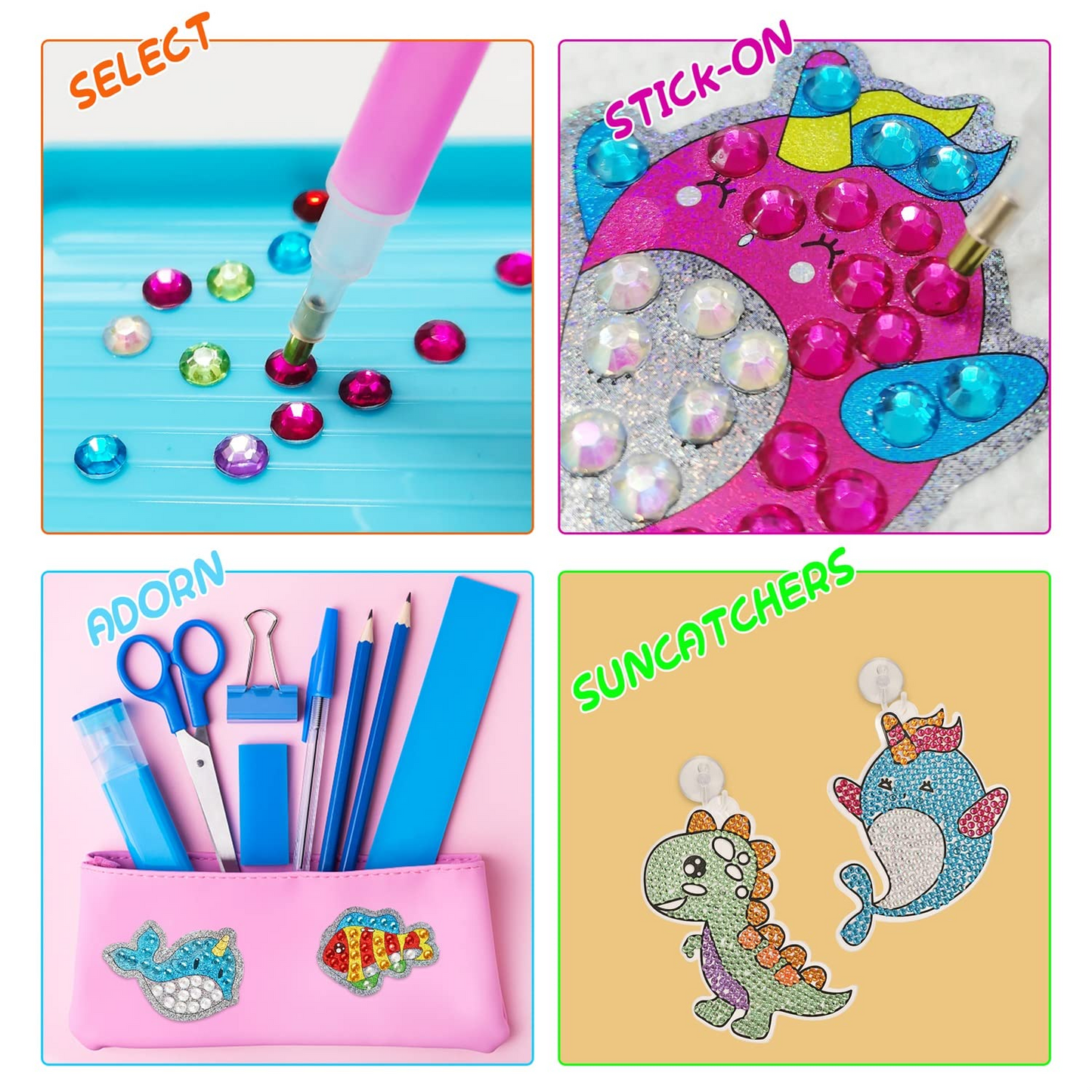 Big Gem Diamond Painting Kit for Kids (21-M027)