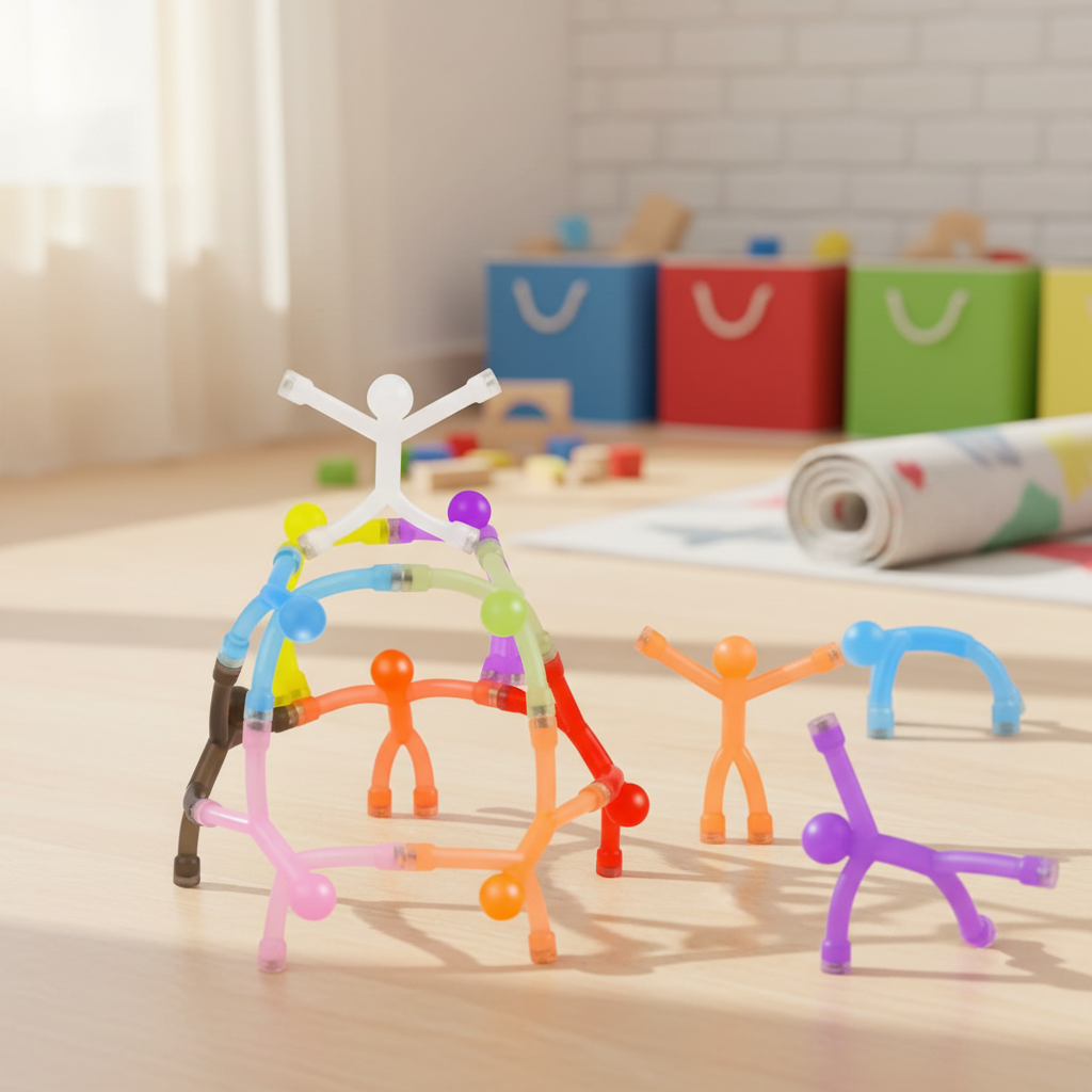 Colorful mini man fridge magnets - Toynix.pk